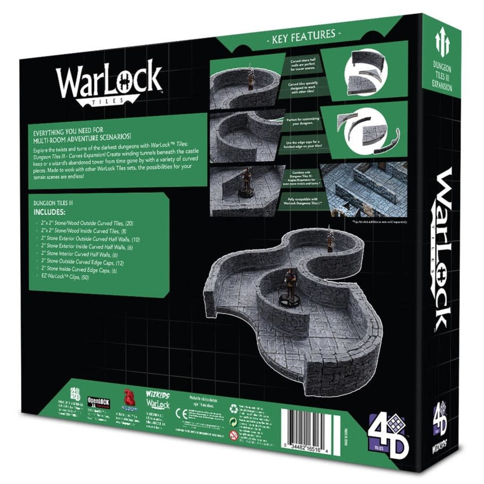 WarLock Tiles: Dungeon Tile III: Curves