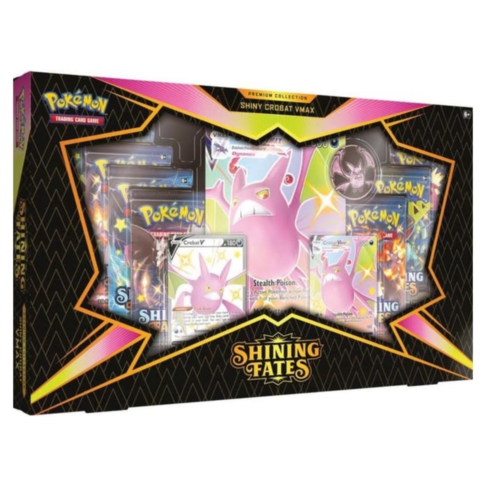 Pokemon: Shining Fates - Premium Collection -Shiny Crobat Vmax (No Refunds/Exchanges)