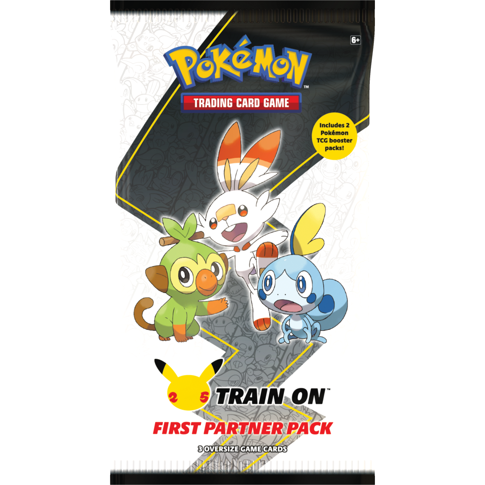 Pokemon: 25th Anniversary First Partner Pack 1: Galar Grookey, Sobble, and Scorbunny