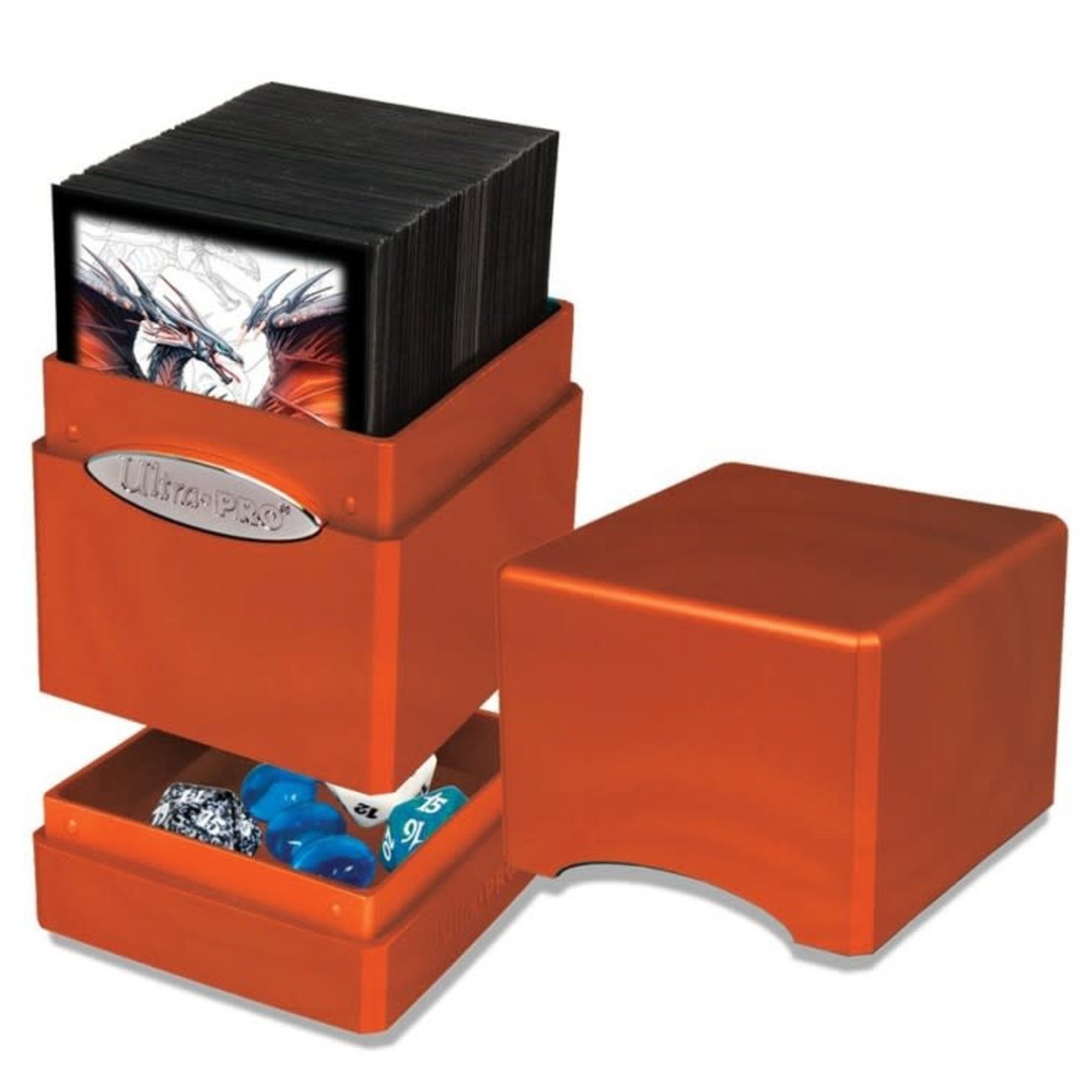 Satin Tower: Hi-Gloss Pumpkin Deck Box DB