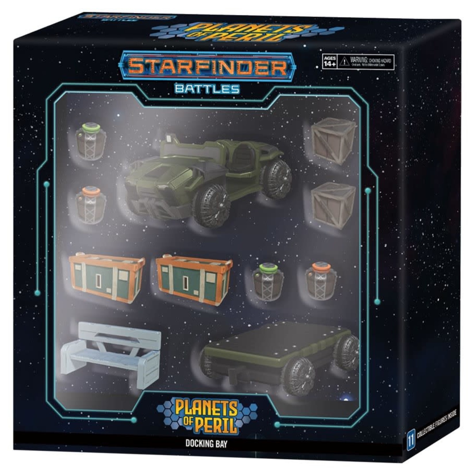 Starfinder: Planets of Peril Docking Bay Premium Set Dragon Cache Game