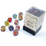 Chessex Nebula Luminary Dice: Primary / Blue | 12mm d6 Dice Block | 27959