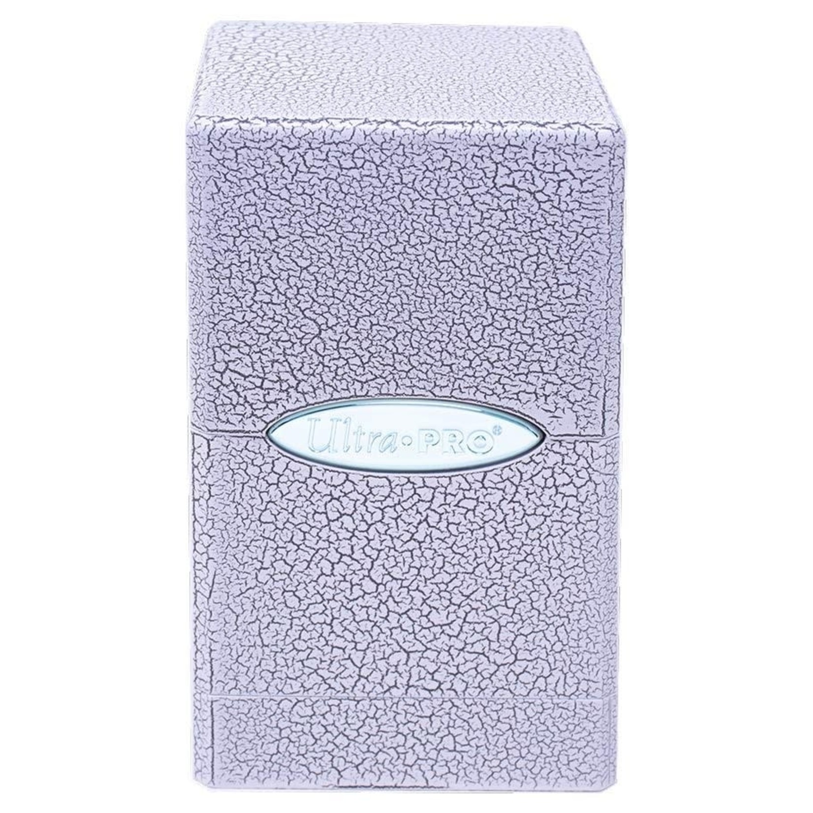 Satin Tower: Ivory Crackle Deck Box DB