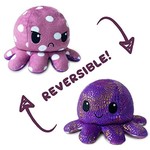 Plush Mini: Reversible Octopus - Polka Dot and Shimmer