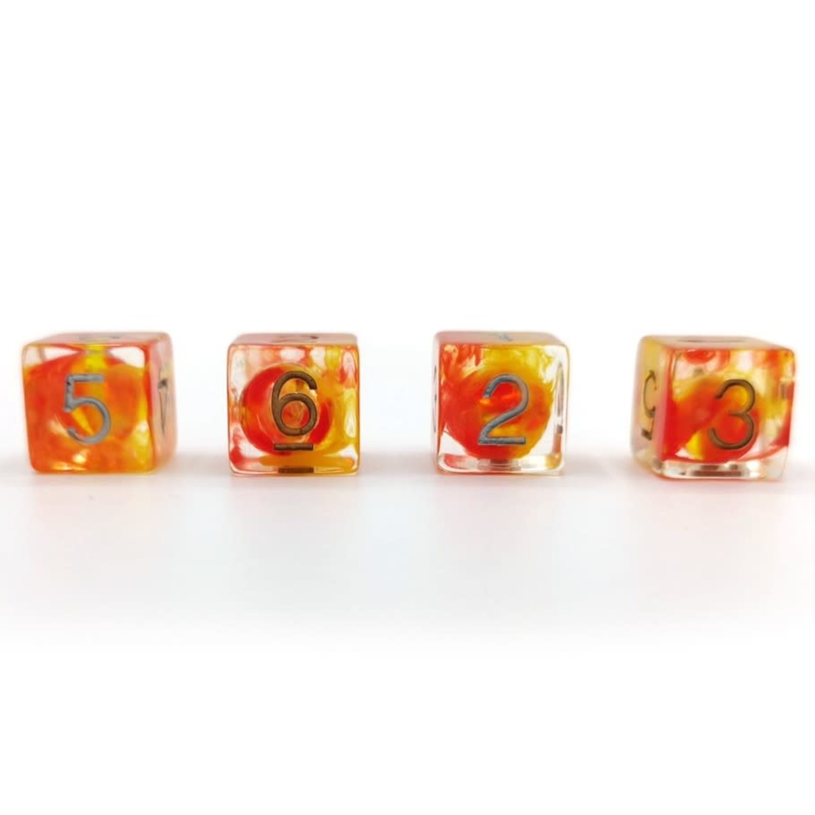 Sirius Dice:  Fireball | 8 d6 Set | SDZ000801