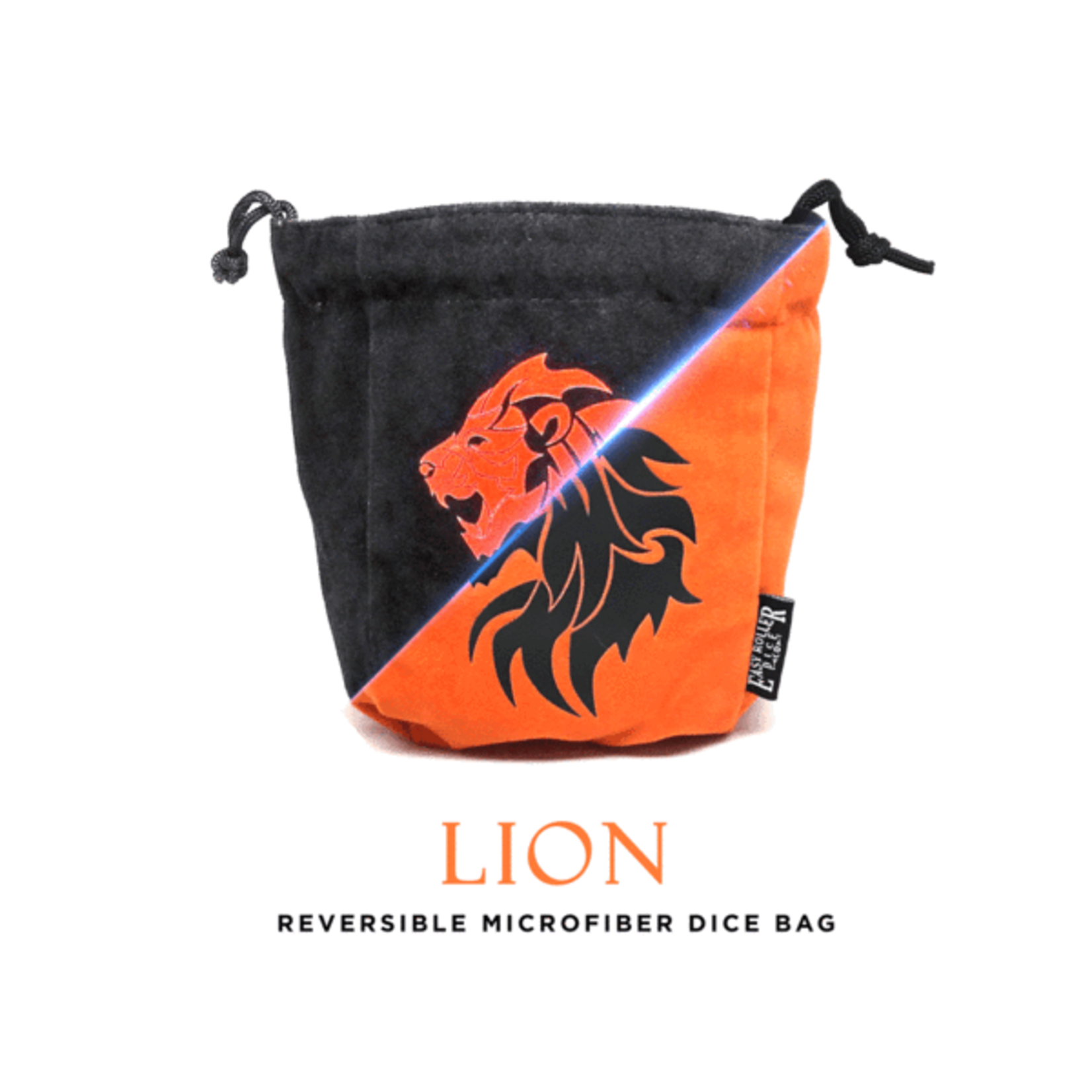 Dice Bag: Reversible Microfiber Self Standing - Lion