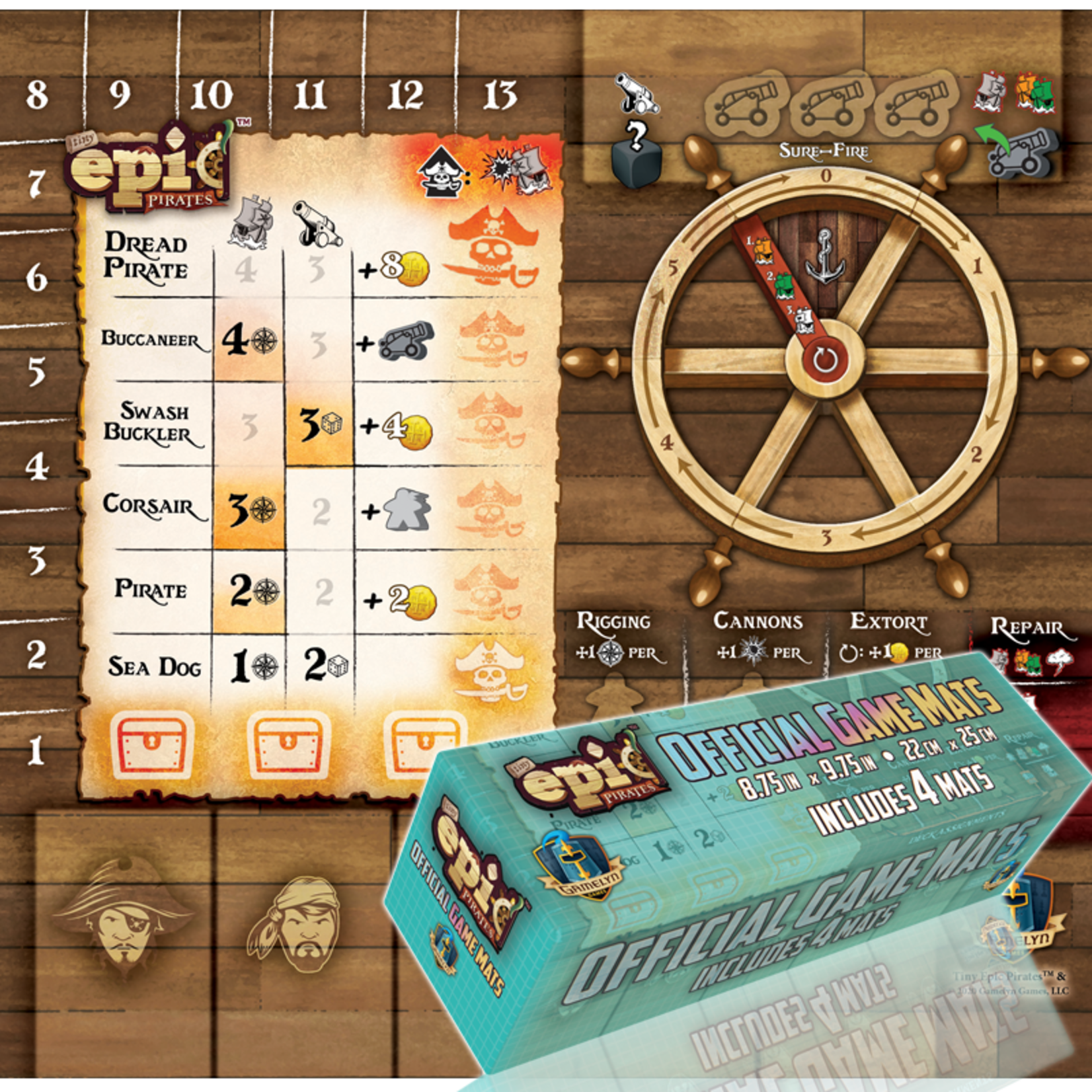 Tiny Epic Pirates Deluxe Bundle