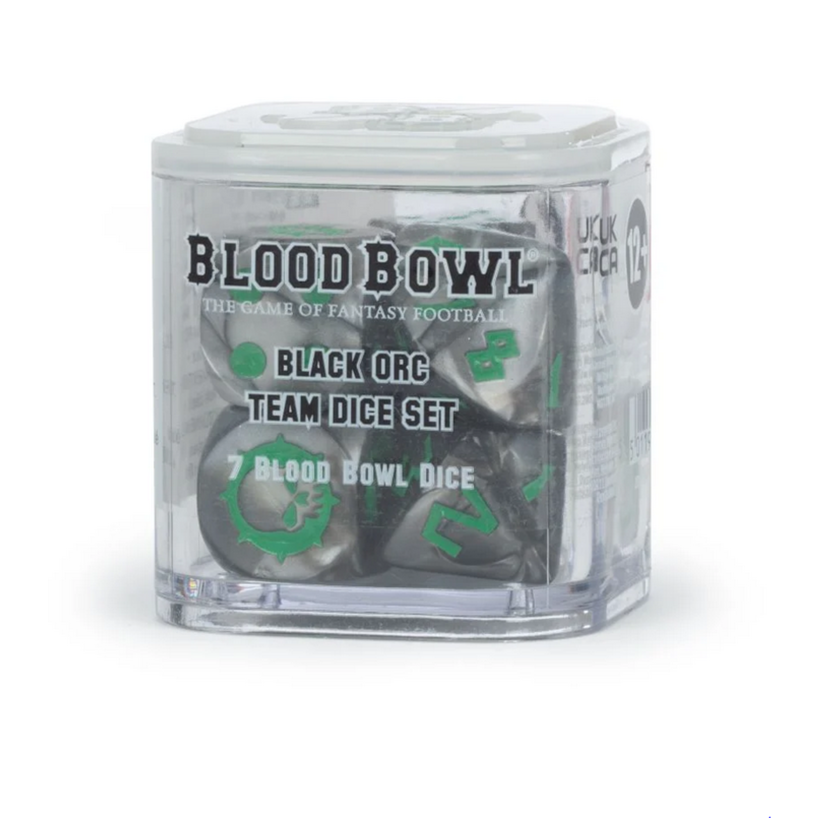 Blood Bowl: Black Orc Team Dice Set