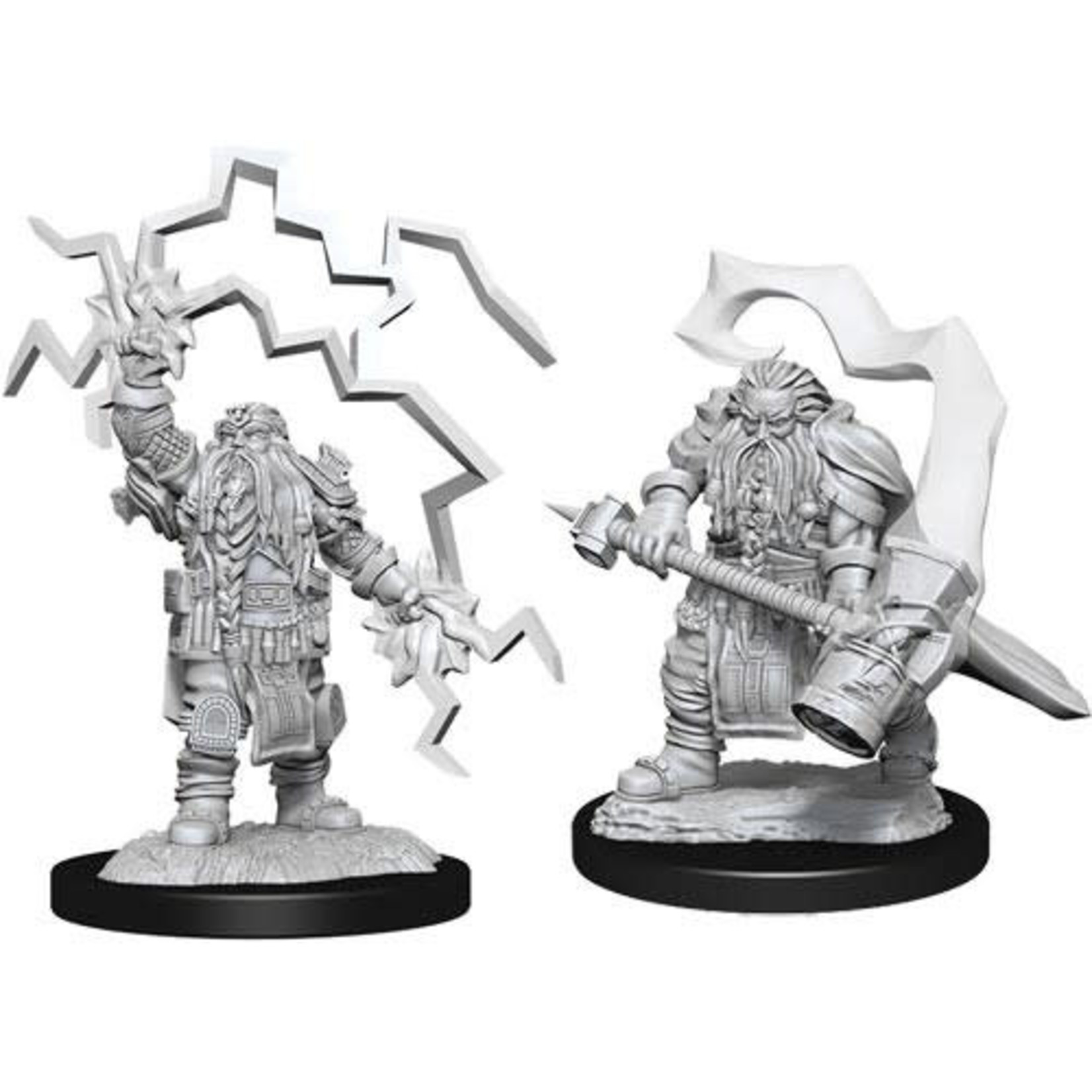 Unpainted Minis D&D | Dwarf Cleric Male | W14 | 90222
