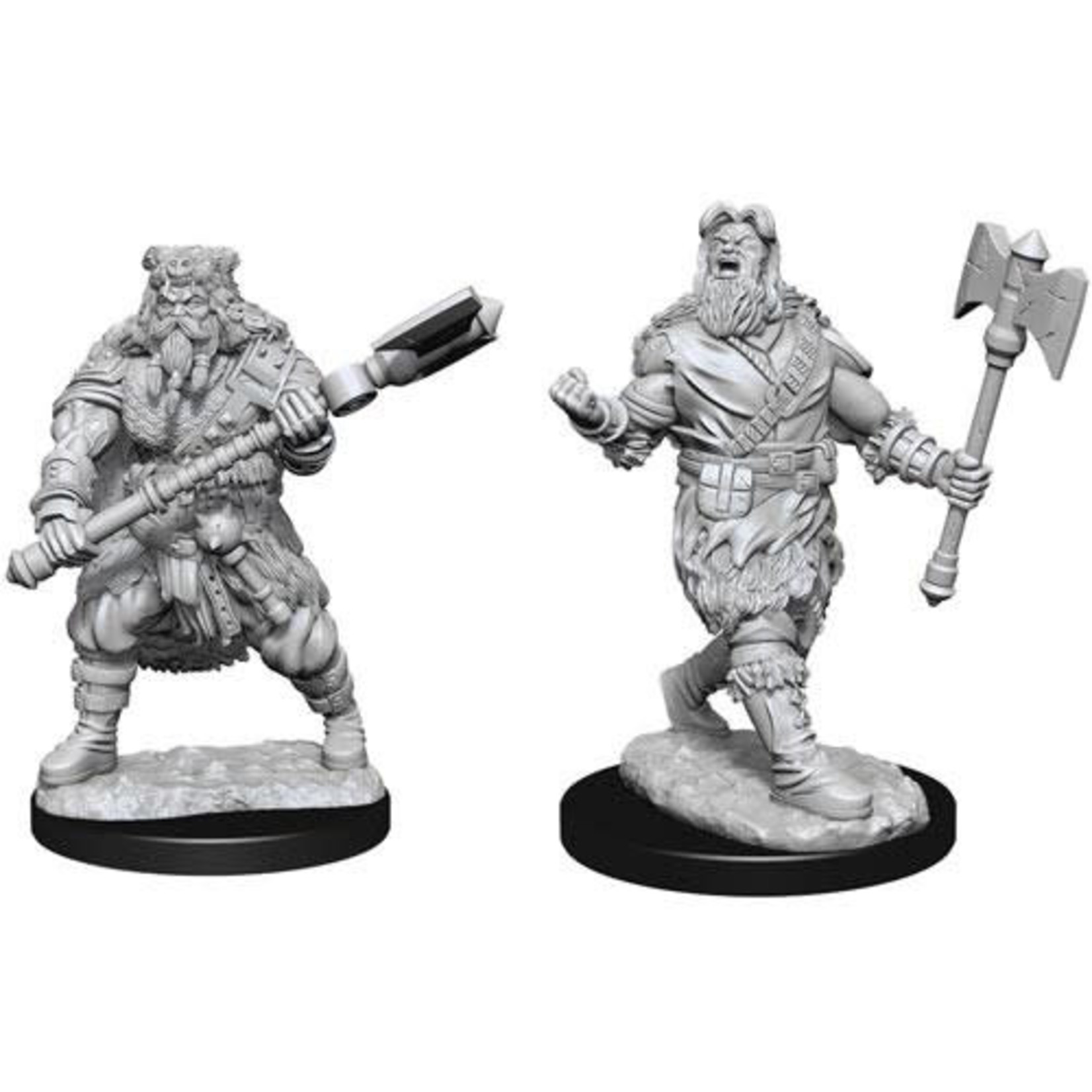Unpainted Minis D&D | Human Barbarian Male | W14 | 90224