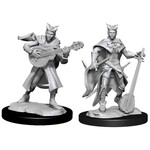 Unpainted Minis D&D | Tiefling Bard Female | W14 | 90226
