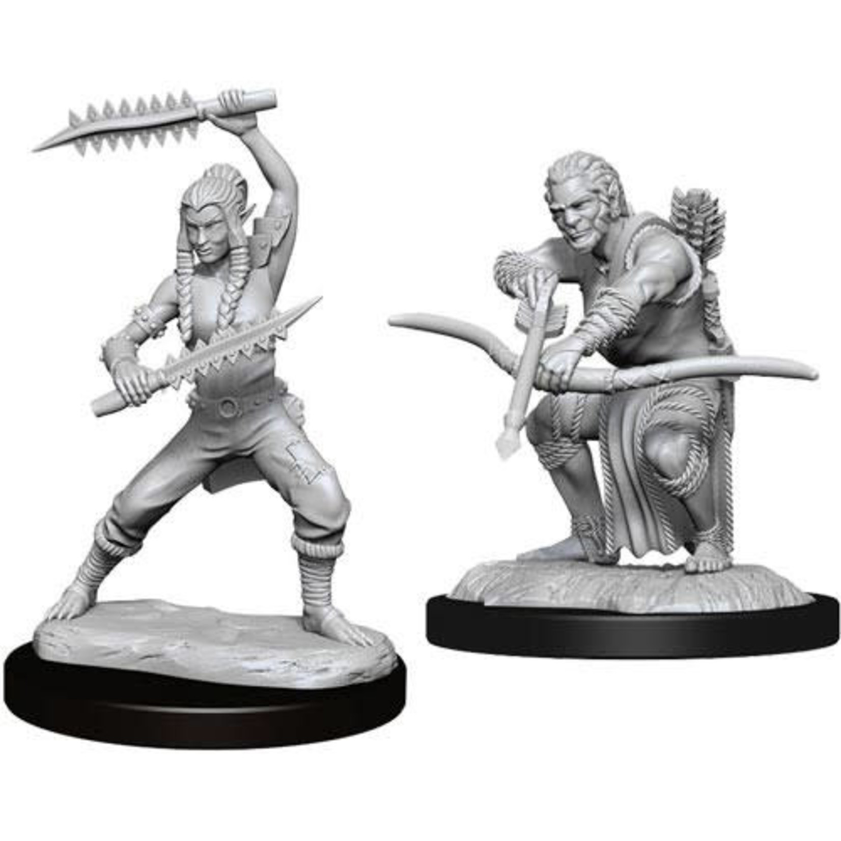 Unpainted Minis D&D | Wildhunt Shifter Ranger | W14 | 90238