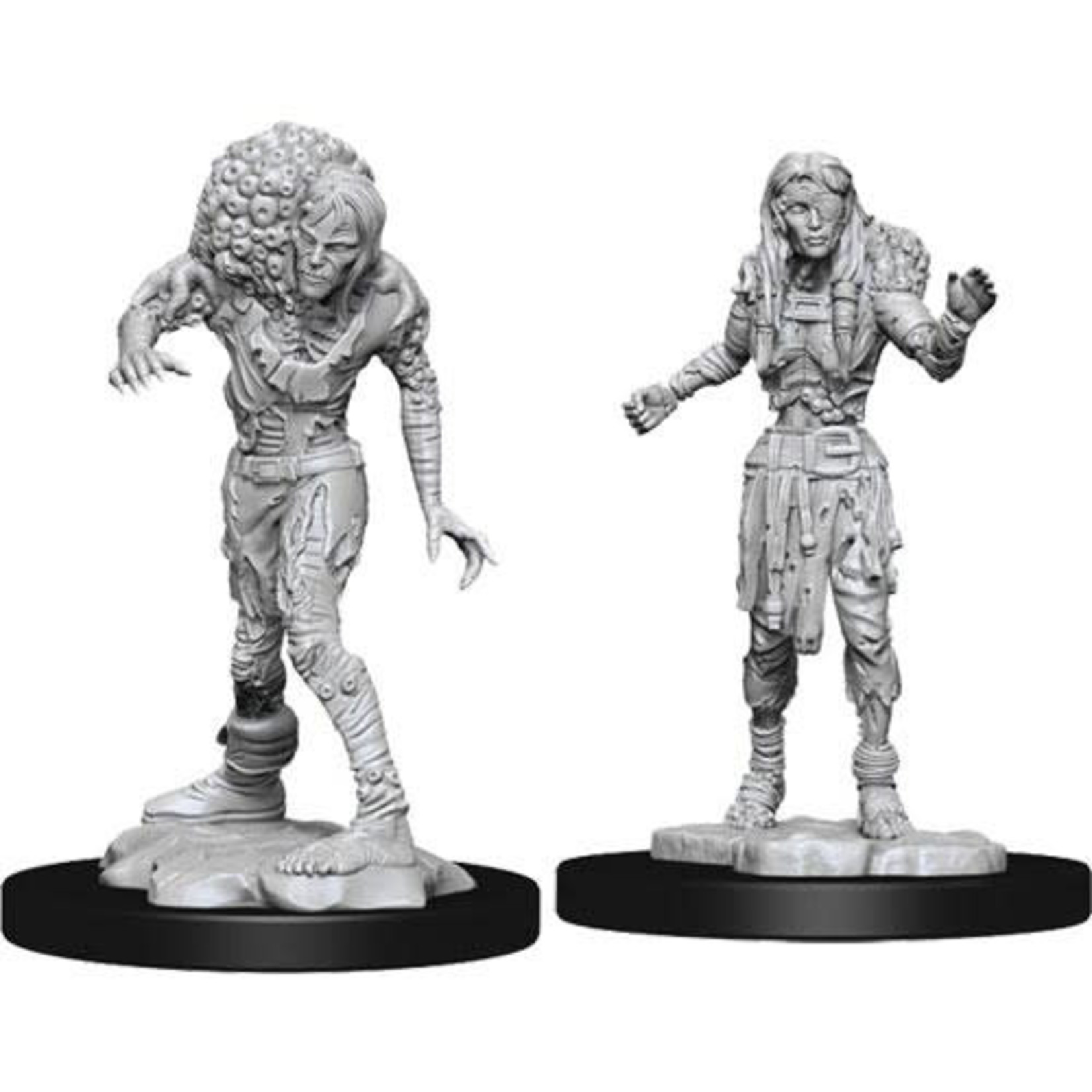 Unpainted Minis D&D | Drowned Assassin & Drowned Ascetic | W14 | 90242
