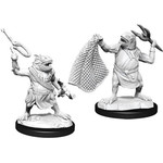 Unpainted Minis D&D | Kuo-Toa & Kuo-Toa Whip | W14 | 90246