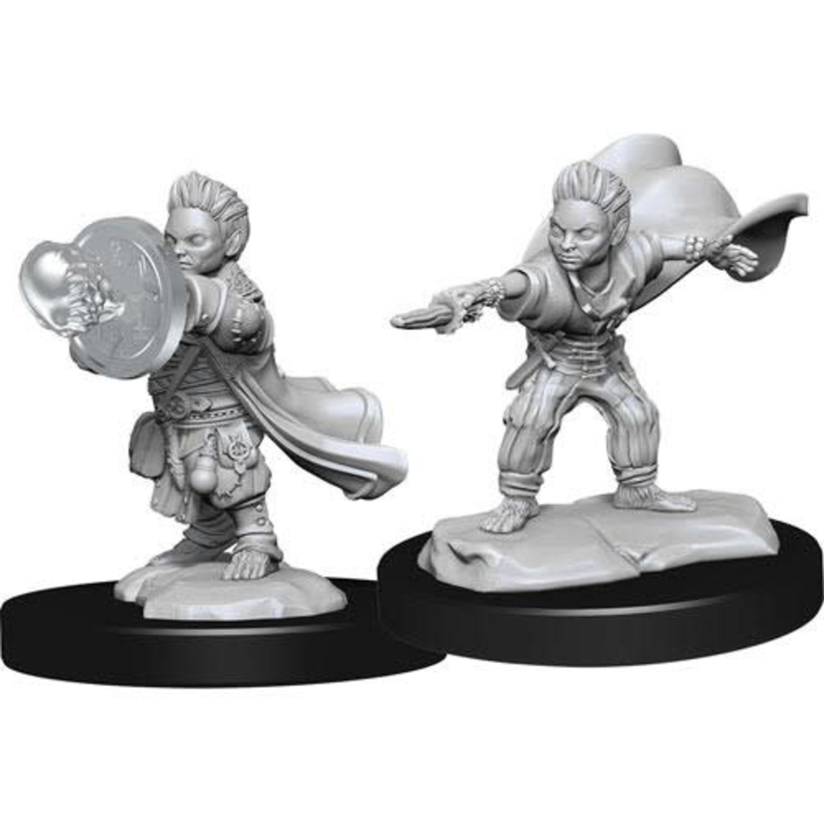 Unpainted Minis PF | Halfling Wizard Male | W14 | 90260