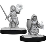 Unpainted Minis PF | Halfling Cleric Female | W14 | 90261