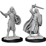 Unpainted Minis PF | Human Champion Female | W14 | 90264