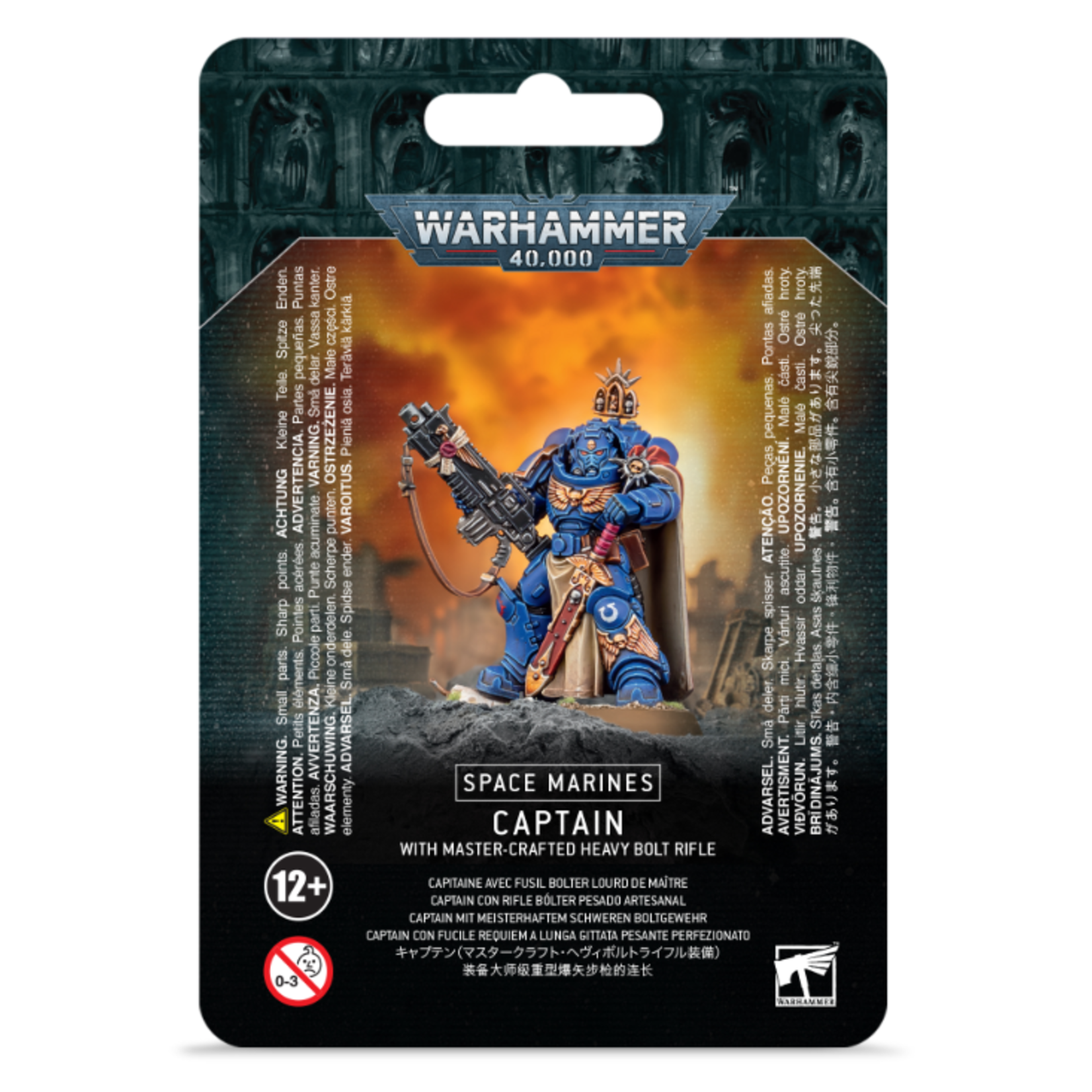 40K: Space Marines - Captain With Master-Crafted Heavy Bolt Rifle