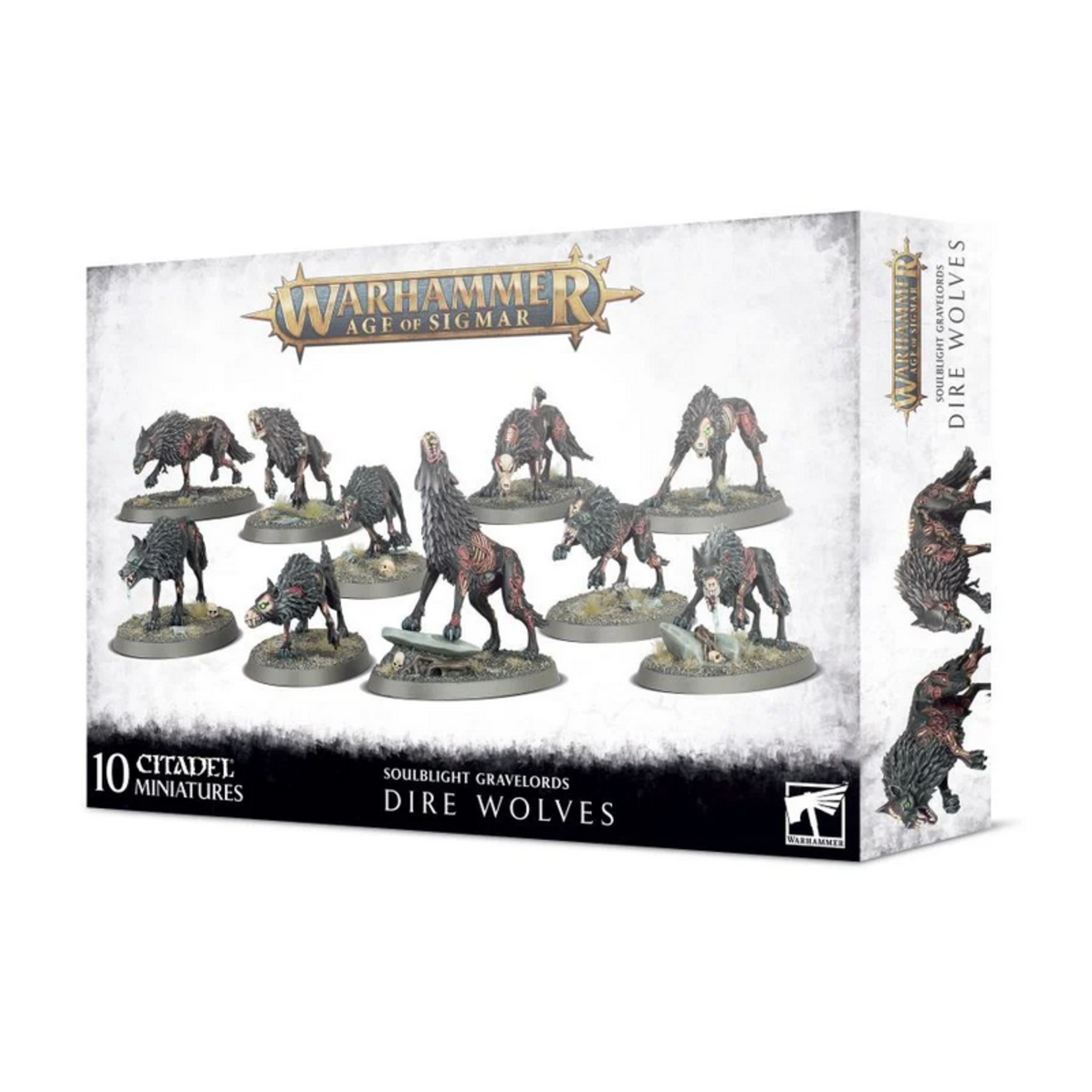 AOS: Soulblight Gravelords - Dire Wolves
