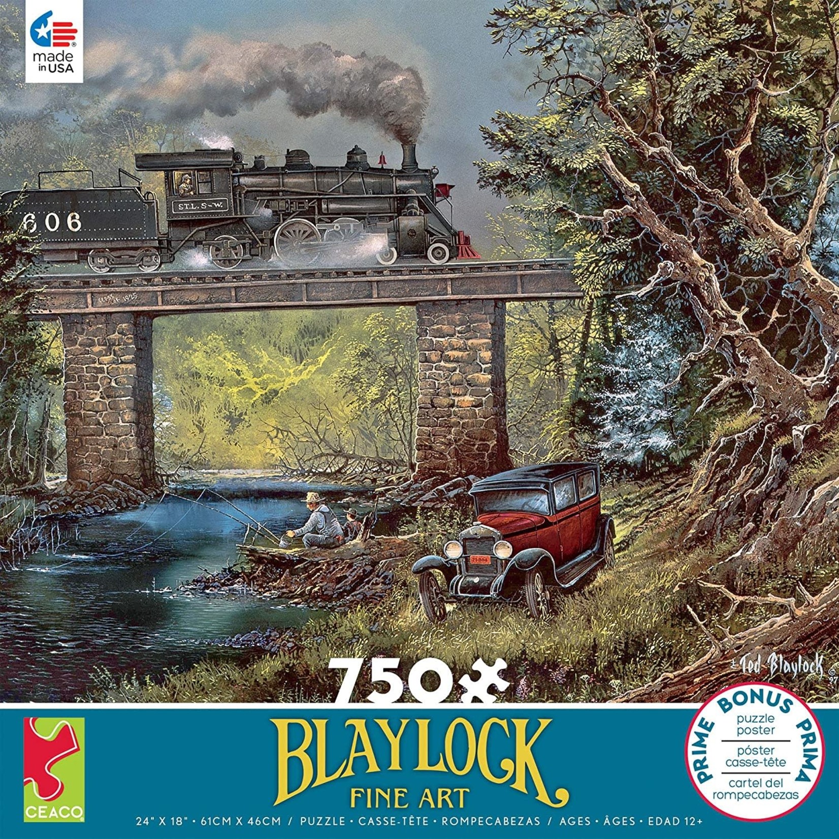 Rails on Dogwood Creek 750pc Puzzle