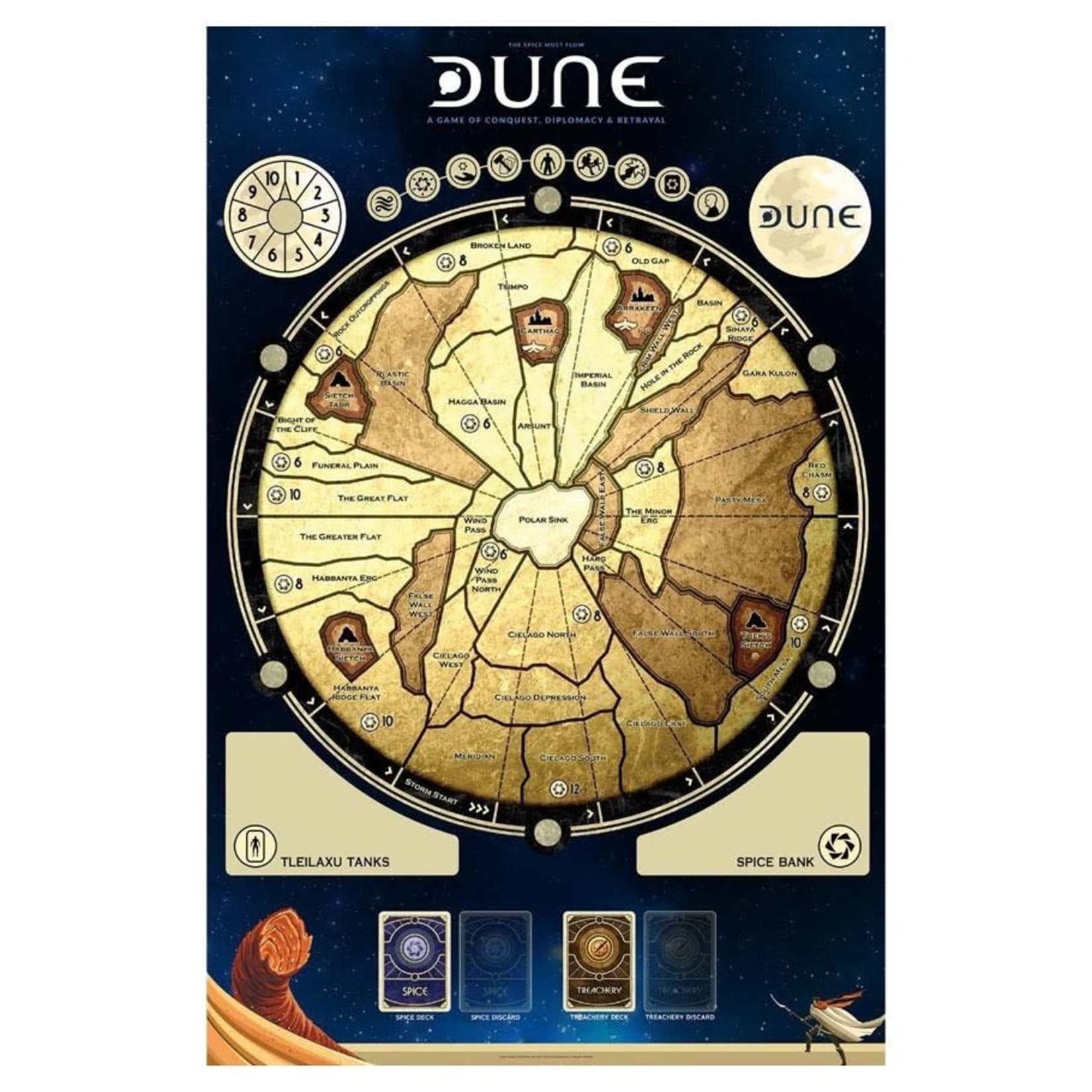 Dune Game Mat (36" x 24")