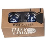 Heavy Metal: Blue Dice D20 (2)