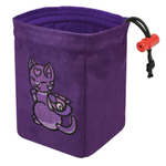 Dice Bag: Embroidered Charmed Creatures Cat