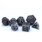 Hymgho Metal Dice: Solid Metal Dragon - Iron Black