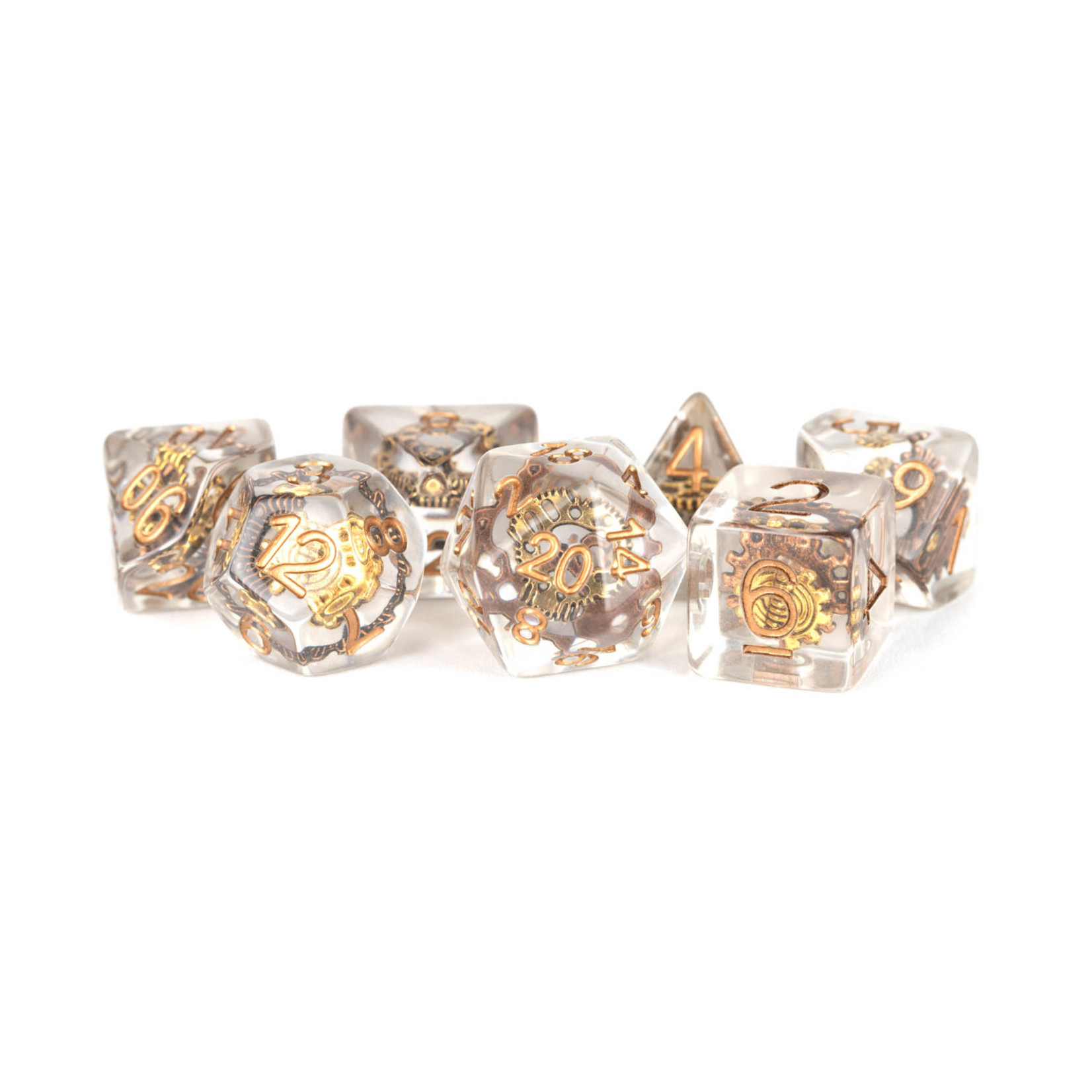 MDG Resin: Gear Dice | 16mm 7 Die Polyhedral Set MET 740