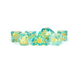 MDG Resin: Turtle Dice | 16mm 7 Die Polyhedral Set MET 742