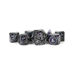 MDG Resin: Framed Void Dice | 16mm 7 Die Polyhedral Set MET 746