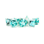 MDG Resin: Mermaid Scales Dice | 16mm 7 Die Polyhedral Set MET 743
