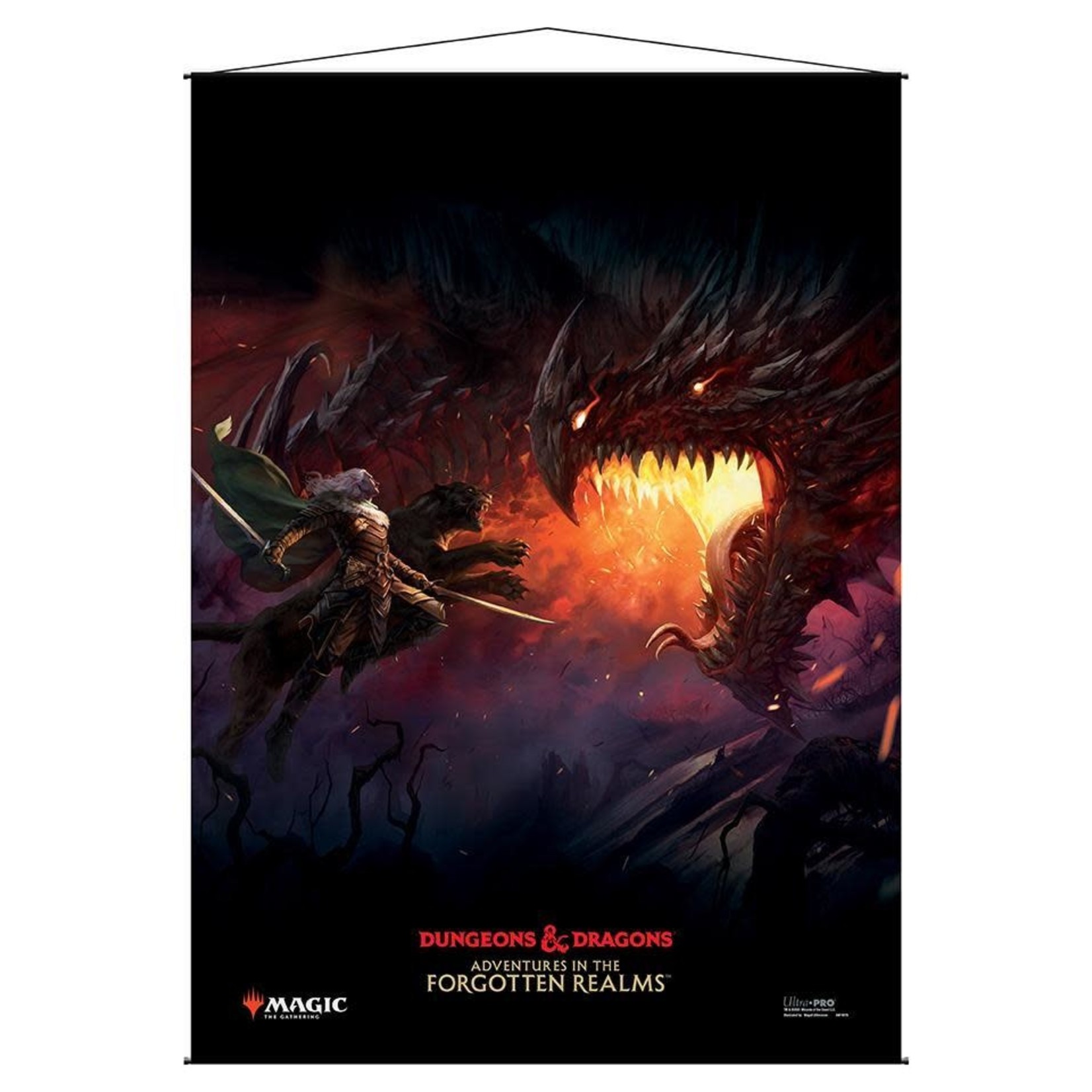 MTG: D&D Drizzt Wall Scroll V1 Adventures in the Forgotten Realms