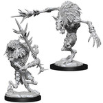 Unpainted Minis D&D | Gnoll Witherlings | W15 | 90315
