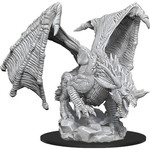 Unpainted Minis D&D | Young Blue Dragon | W15 | 90322