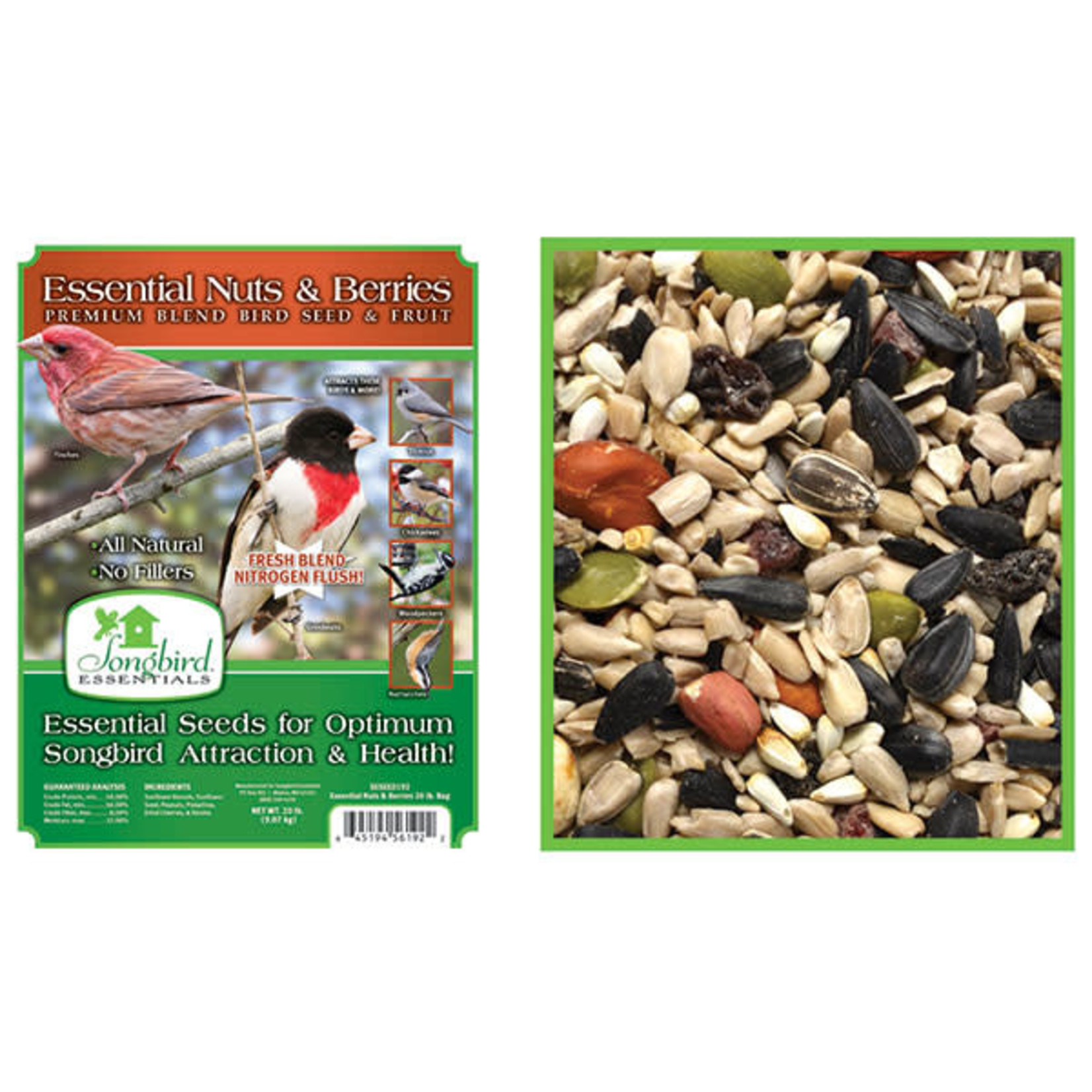 Bird Seed - Nuts and Berries - 5 lbs