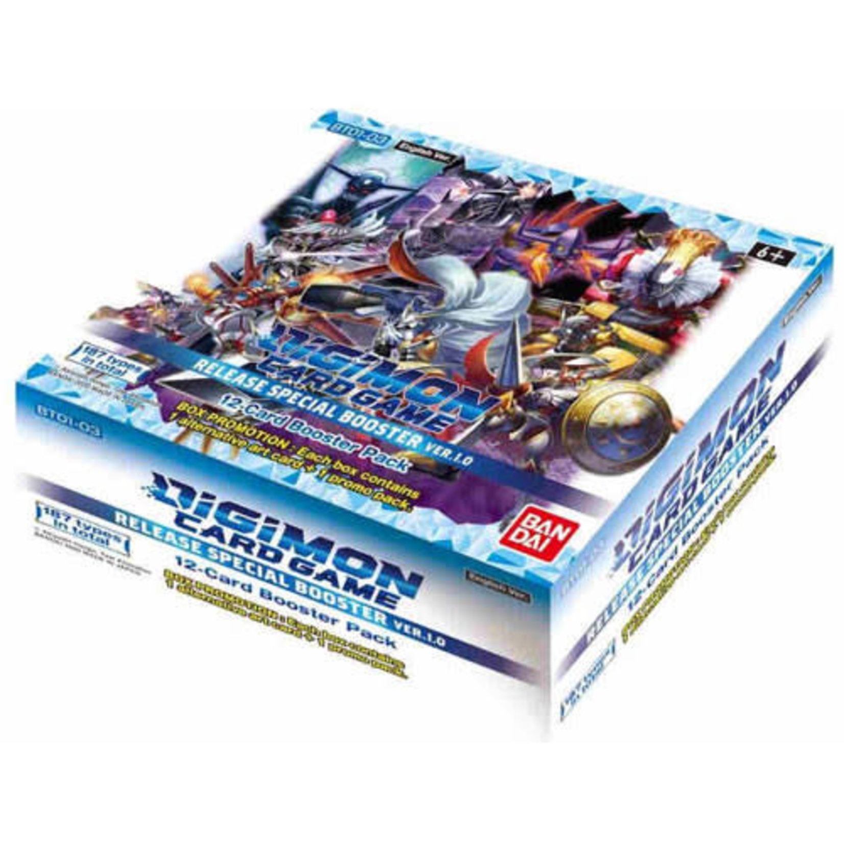 Digimon TCG Card Game: Release Special Booster Ver 1.0 Booster Box (No Refunds/Exchanges)