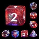HD Aurora Dice: Cosmic Stars | 7 Die Polyhedral Set
