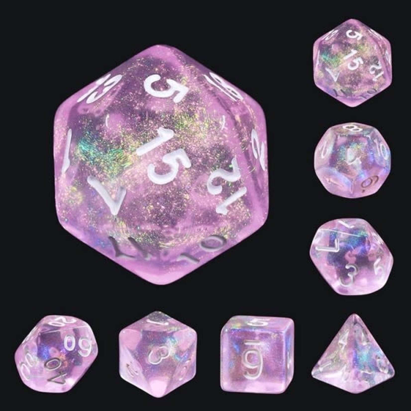 HD Aurora Dice: Candy Luxury | 7 Die Polyhedral Set