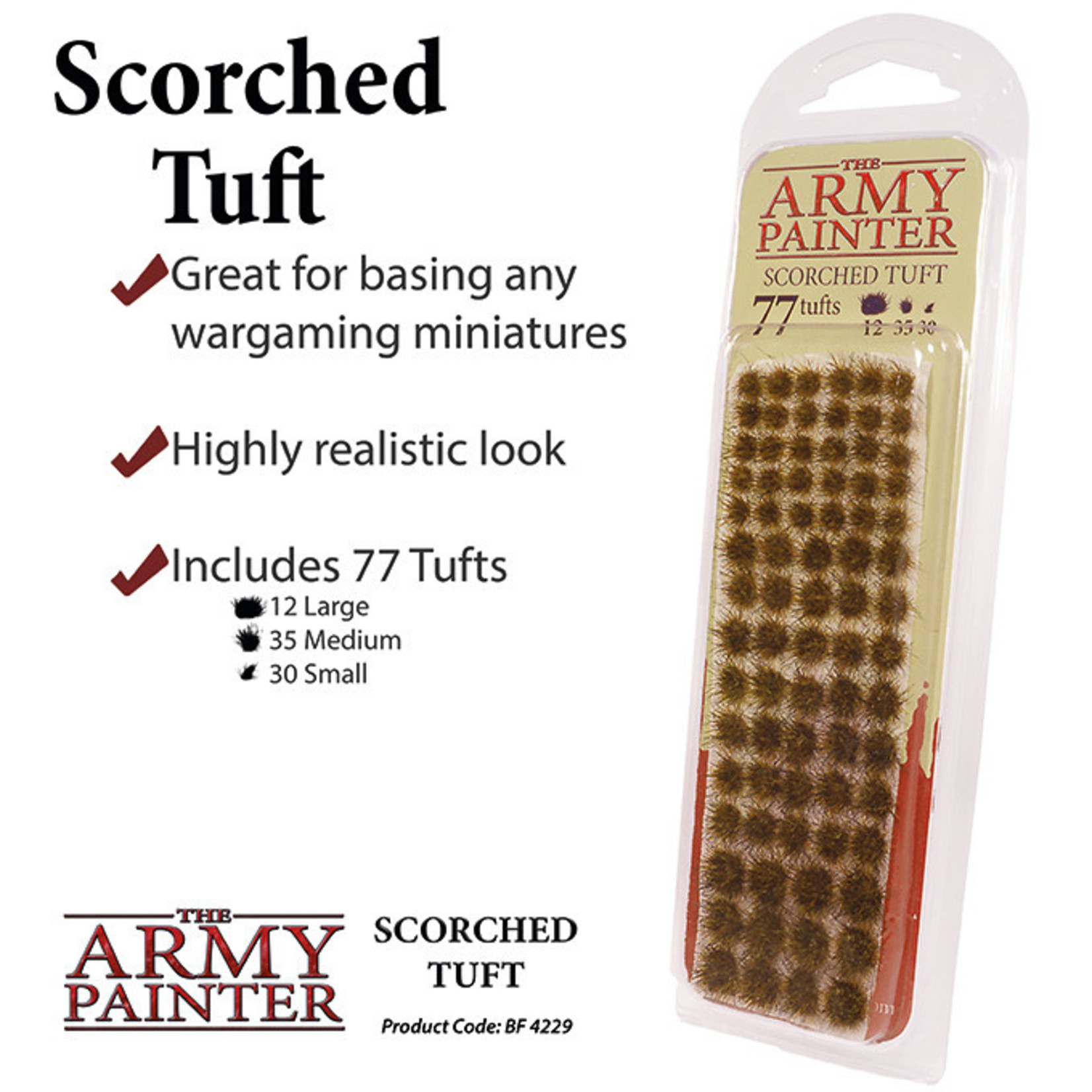 Army Painter Basing Tuft: Battlefields: Scorched Tuft