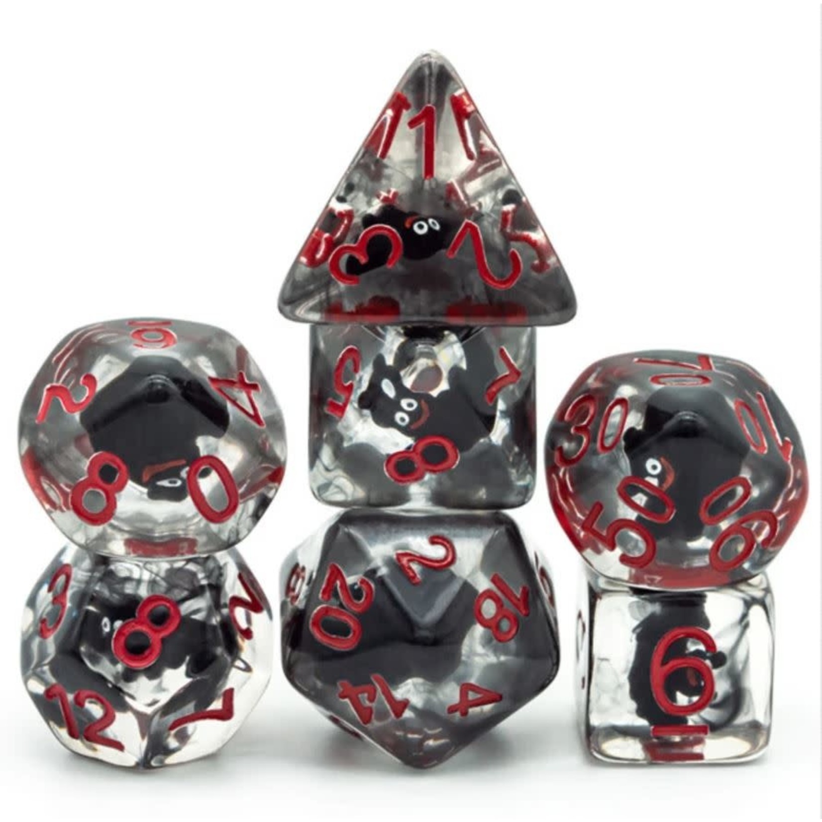Foam Brain Inclusion Dice: Vampire Bats Dice Set