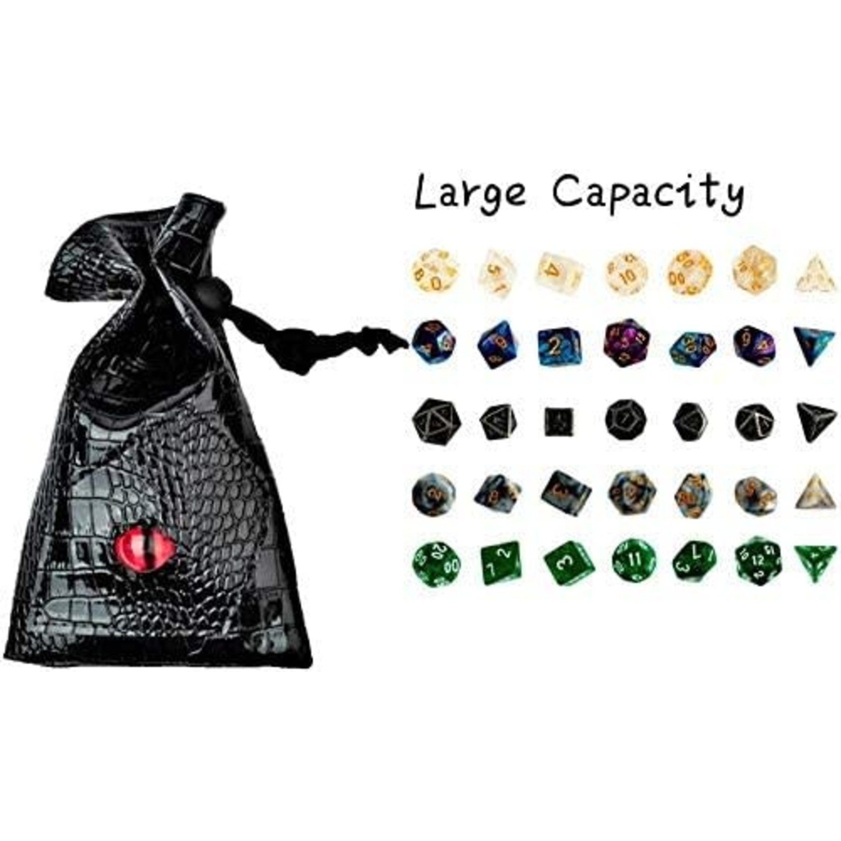 Dice Bag: Monster Eye - Red