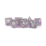 MDG Resin: Icy Opal - Purple | 16mm 7 Die Polyhedral Set MET 607
