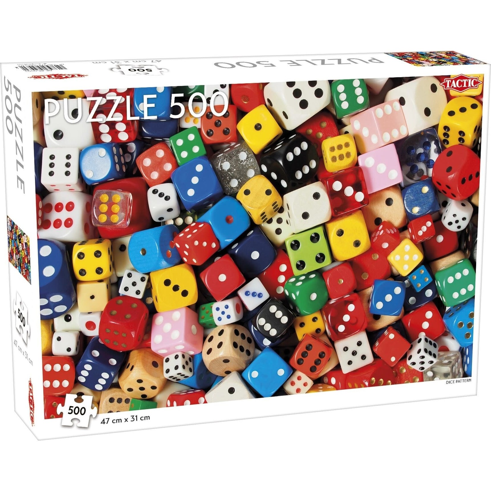 Dice Pattern 500 Piece Puzzle