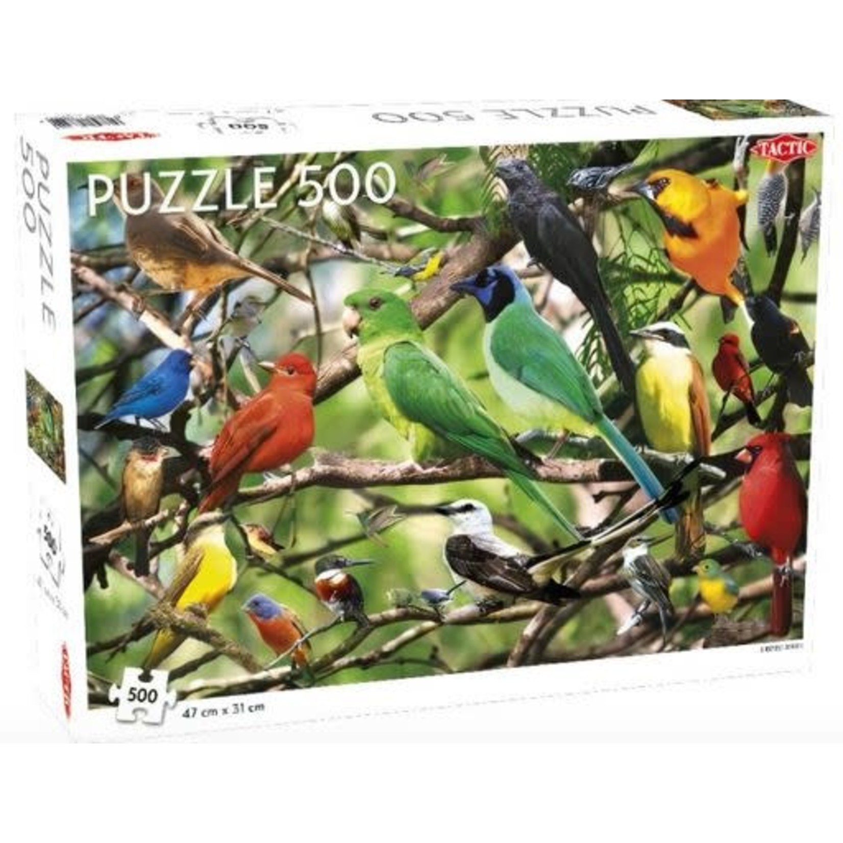 Exotic Birds 500 Piece Puzzle