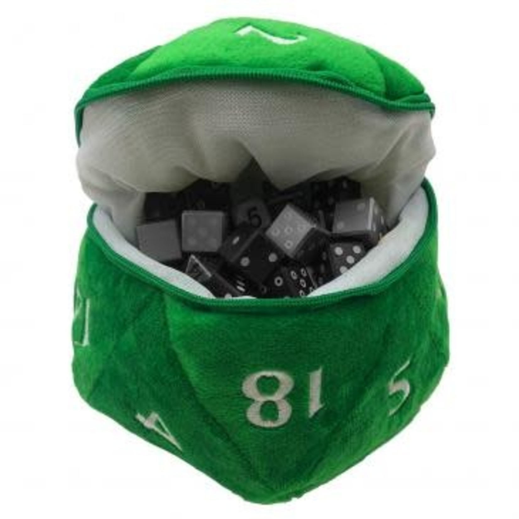 Dice Bag: Plush d20 - Green