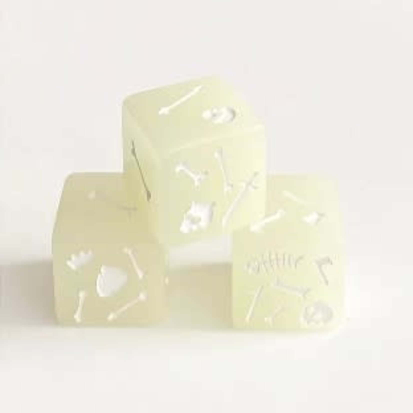 Oversize Dice: d6 Glow in the Dark Gelatinous Cube 19mm