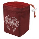 Dice Bag: Holiday - Embroidered Bow