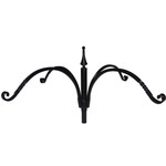 Topper - 4 Arm - Twisted Wrought Iron