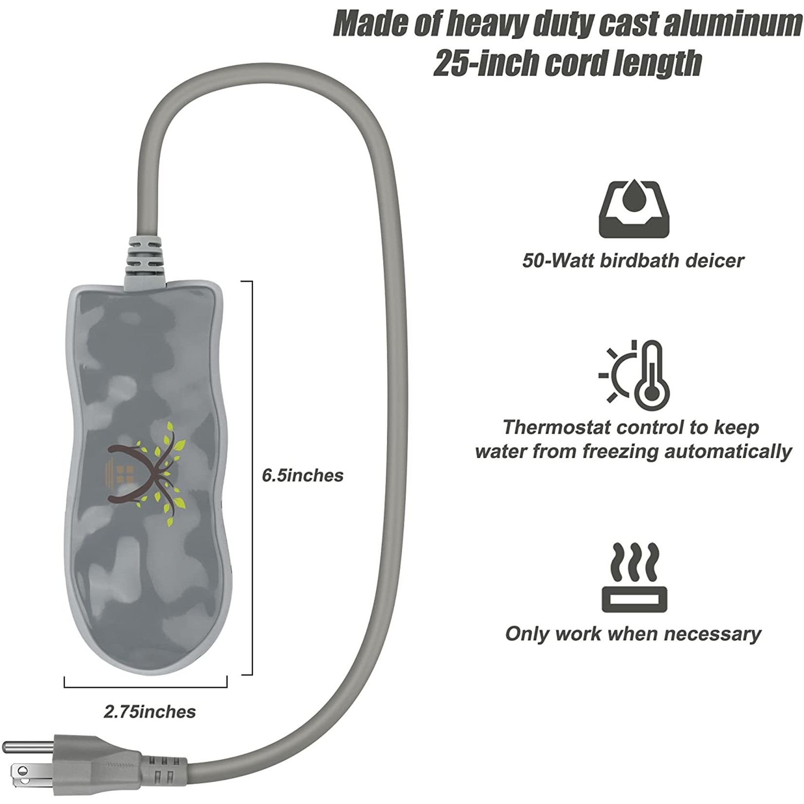Bird Bath Deicer / Heater